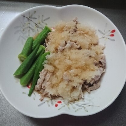 夏にぴったりの料理で簡単に美味しくできました！オクラをそえました(^^)